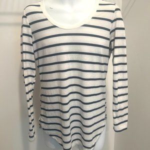 Como Vintage | LS Striped Shirt | Large
